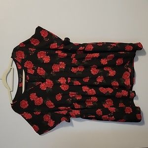 Torrid Floral Blouse Size 4